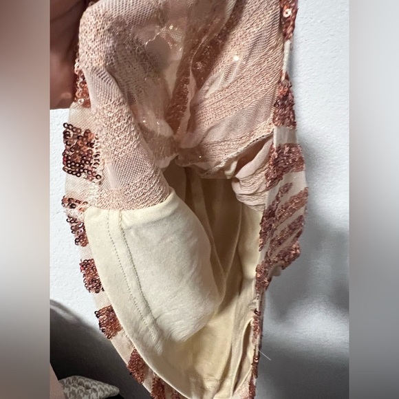 Fashion Nova Radiant Gold and Brown Backless Dress - Picture 8 of 9